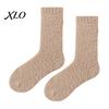 Cozy Gift Socks for Women Coral Fleece Crew Women, Thickened Non-slip Warm Socks, Fuzzy Comfortable Loungewear Winter House Soft Plush Thermal Mittens