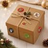 10 Sheets Set Waterproof Adhesive Christmas Countdown Calendar Stickers  Christmas Party Decor
