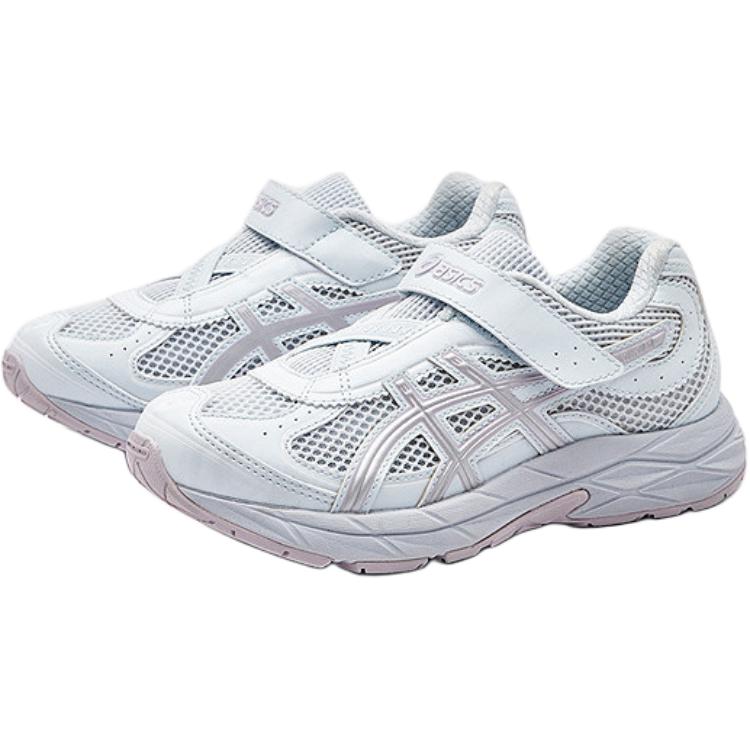 Asics Contend Ps Gl Comfortable Versatile Breathable Support Low Top Running Shoes Kids sneaker Gray White 1014A401-400