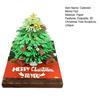 3D Christmas Tree Calendar Memo Pad 2026 Desk Time Piece Calendar Tear Away Paper Carving Art DIY Sticky Note Desktop Decoration for Christmas