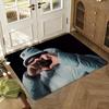 Singer J-Jul Floor Mat Soft Thickened Absorbent Non-Slip Bedroom Living Room Door Mat Home Decor Flannel Rugs