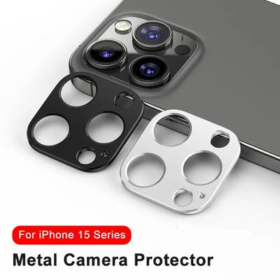 Pro iPhone 15 Pro Max / 15 Plus Kovový ochranný kroužek objektivu zadního fotoaparátu