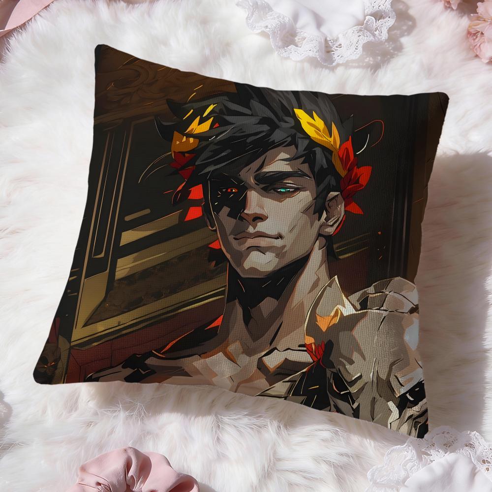 Game H-HadesS Cushion Cover Premium Comfort Reversible Pillow Cove -Two In One Design for Any Room & Car Interior