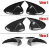 For KIA K5 Optima   ABS Car Rearview Side Mirror Cover Wing Cap Exterior Door Housing Shell Trim Adhesive Sticker