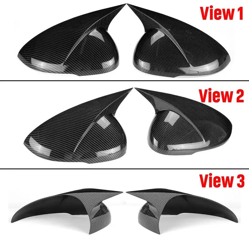 For KIA K5 Optima   ABS Car Rearview Side Mirror Cover Wing Cap Exterior Door Housing Shell Trim Adhesive Sticker