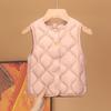 Autumn and winter light children's down vest vest medium children's liner boys and girls wear gourd vest