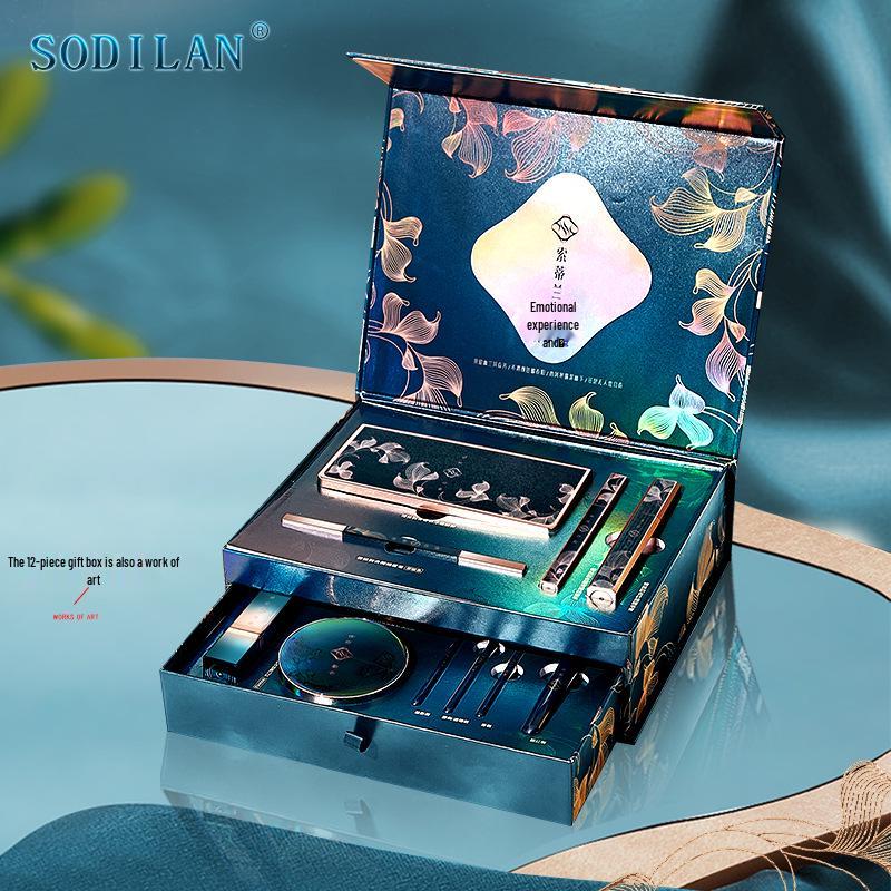 Sotilan 12-Piece Makeup Gift Set: Harmonious Colors for Qixi & Valentine's Day
