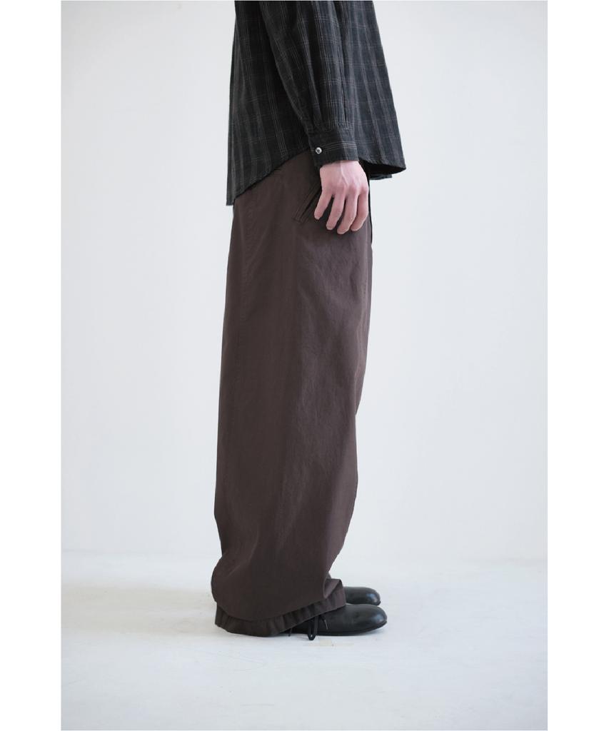 Haechinglum Slump Trousers Dark Brown