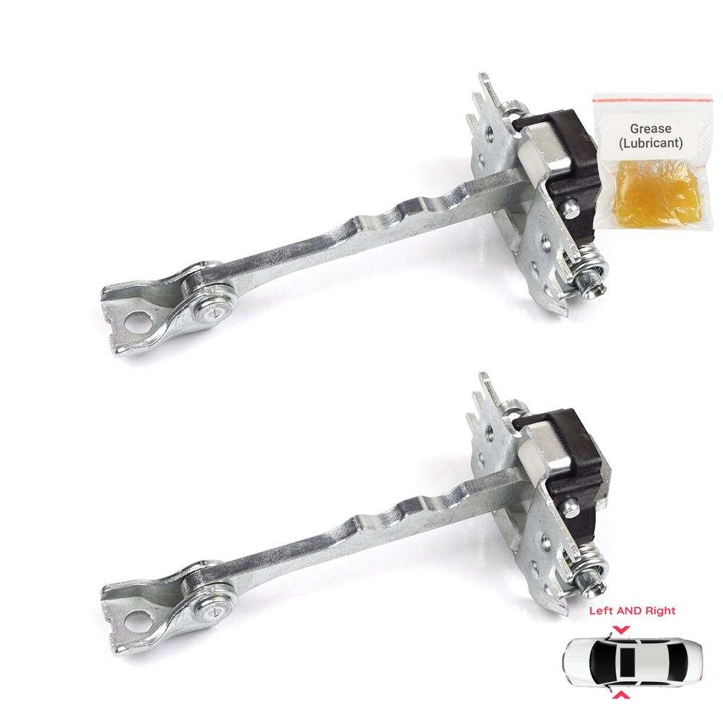 EDP1257-1 2 Pieces Left AND Right Door Catch Hinge Brake Stop Check Strap Limiter for Renault Megane MK3 DZ0/1 Coupe 2008-2016 804309044R