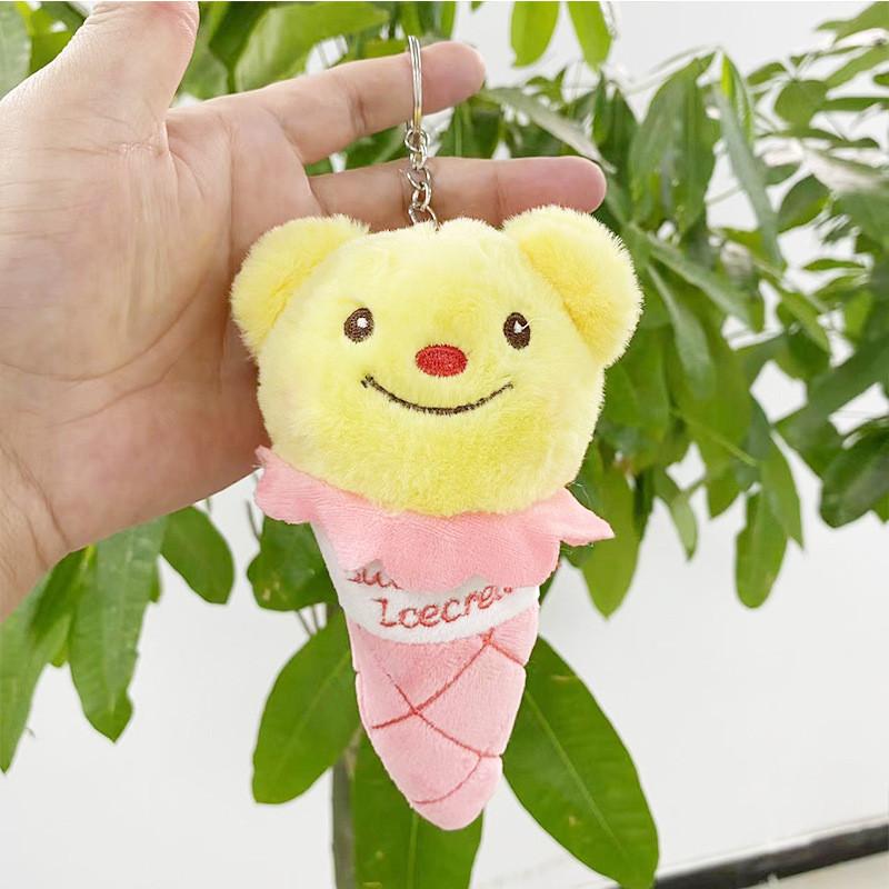 Llavero de Peluche Caprichoso de Oso Helado, Muñeco de Peluche Suave para Niños y Coleccionistas