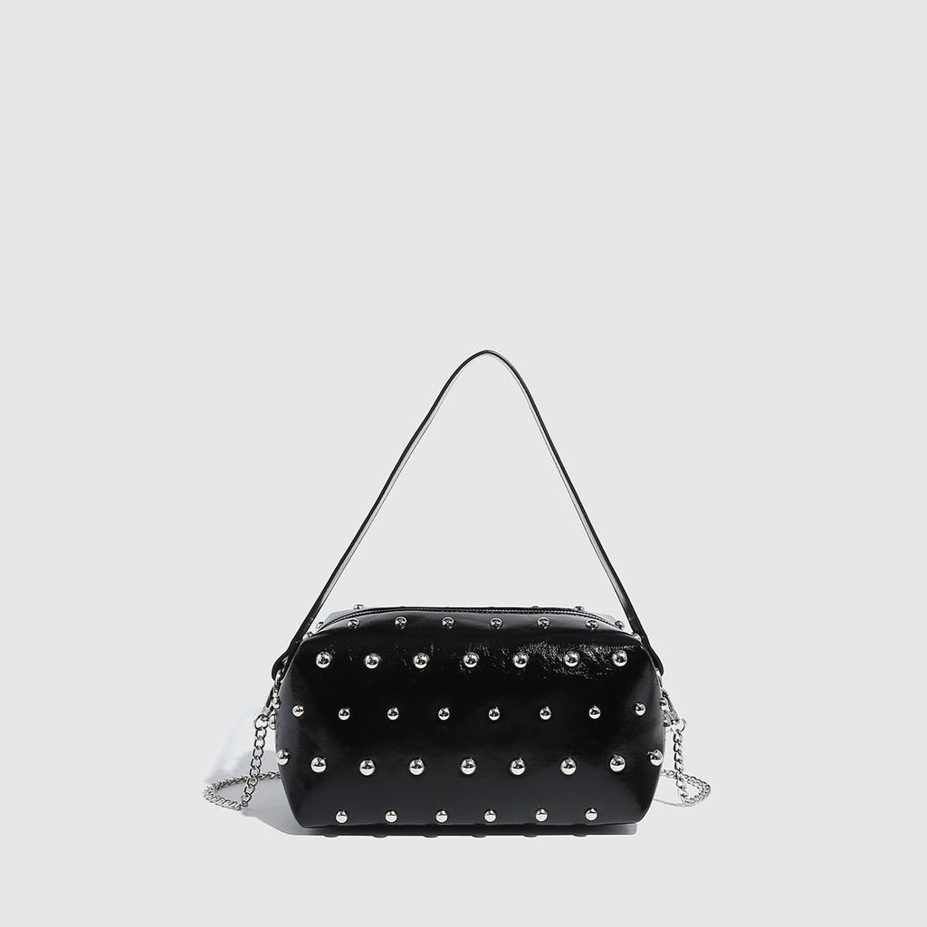 Ielgy Handbag Chain Shoulder Crossbody Fashion Tote Bag Bowling Female Bag