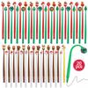 5-20Pcs Christmas Cartoon Gel Ink Pens Kids Gift 2025 Christmas New Year Party Favors Gifts School Rewards 0.5mm Writing Pens