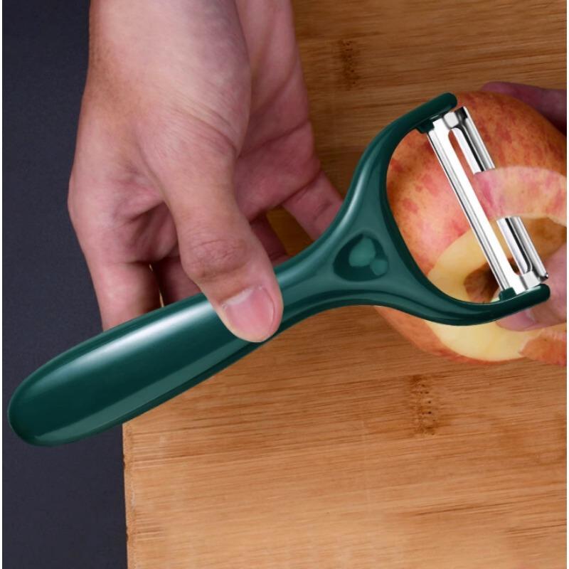 

Kitchen Household Fruit and Vegetable Peeling Knife Unpackaged dark green