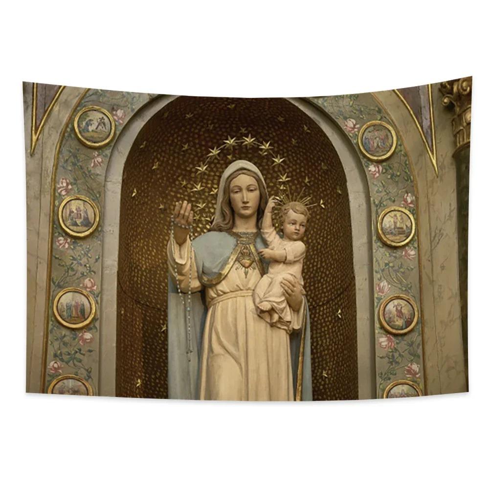 Religious Vintage Art Decorative Tapestry Home Wall Living Room Office Decorative Tapestry