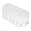 Brush Holder 26 Holes Keeping Neat Acrylic Material Quadrate Design Large Capacity Transparent Makeup Storage