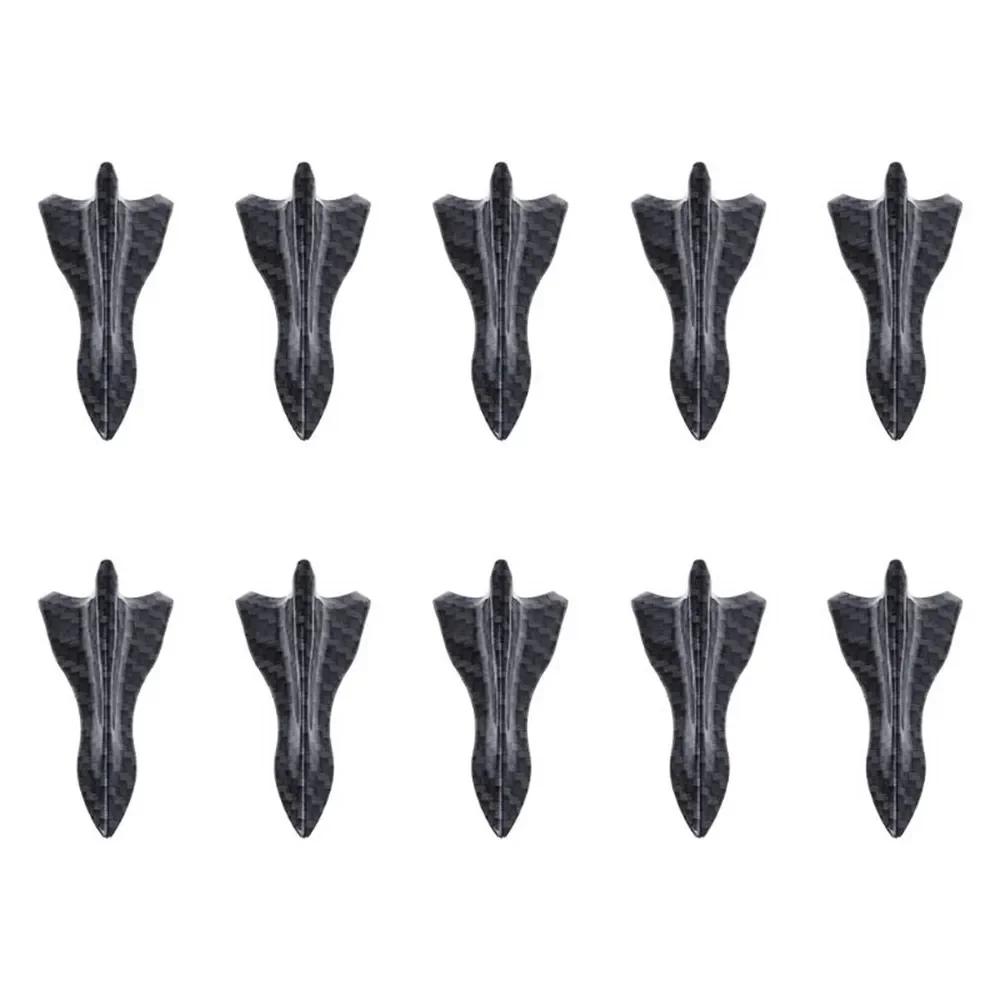 10pcs universal plutonium rear roof shark fins spoiler wing kit car roof spoiler bumpers shark fin diffuser vortex generator
