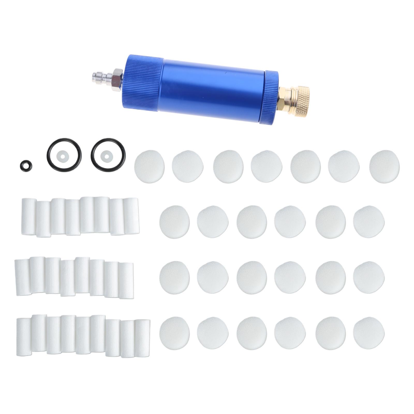 

Easy to Install Air Compressor Water Separator Regulator Diving Separator Clean & Dry Air Lightweight & Portable Durable синій