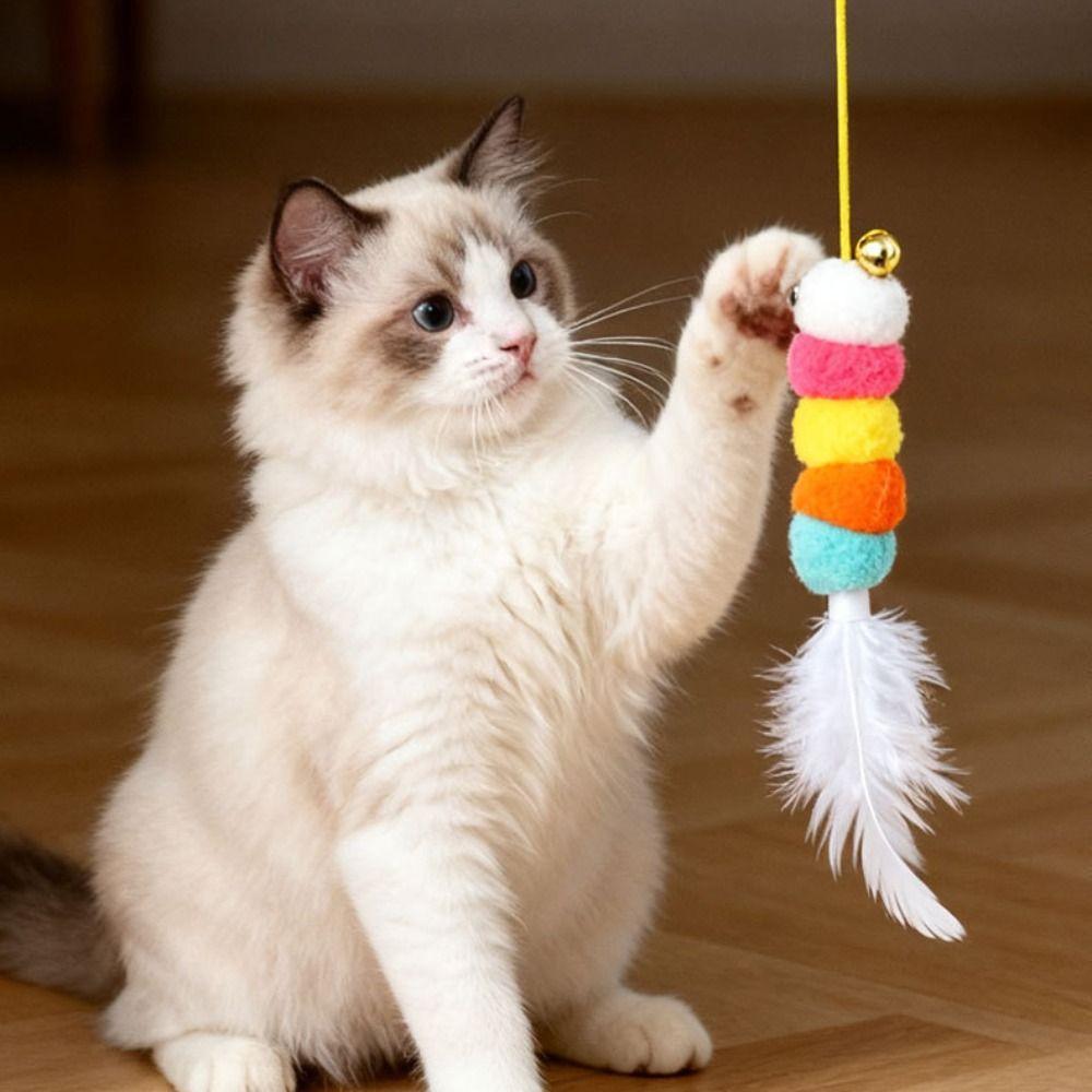 Funny Electric Door Hanging Toy Automatic Lifting Interactive Cat Yoyo Ball  Cat Supplies
