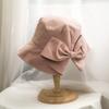 Women's Bucket Hats Bow Fashionable Cute Sweet Kawaii Summer Vacation Travel Big Brim Sunshade Sun Protection Hats For Girl
