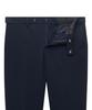 Musinsa Standard Lightweight Tapered Turn-Up Hidden Banding Crop Slacks [Navy]