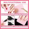 20-200pcs Lint-Free Nail Wipes Eyelash Glue Removal Pads Multifunctional Non-Woven Cleaning Pad Beauty Makeup Cleaning Tools
