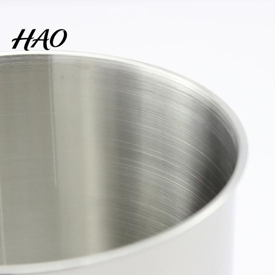 Tea Cup Drinking Mug Eco-friendly Handle Design Stainless Steel Water Storage Bottle for Camping