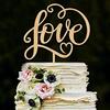 Romantic Wooden Topper For Wedding Engagement Decor
