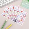 Cute Dumpling Smiley Face Waterproof PET Sticker for Phone and Hand Account Decoration