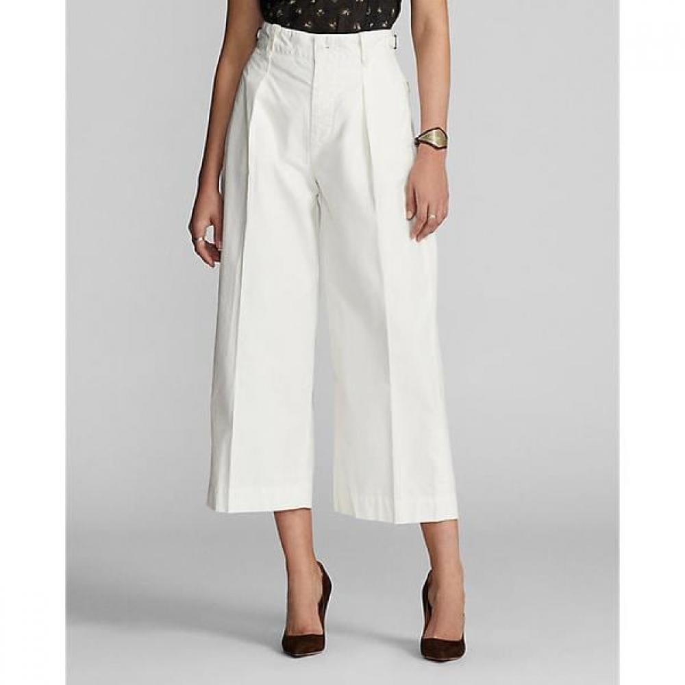Double Rl Crop Poplin Wide Leg Pants Wmrrpntnm420004100 