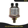 Waterproof 52mm Oil Pressure Gauge Meter 0-5Bar 0-75Psi 0-10Bar 0-145Psi with Red Backlight for Car Truck Boat Yacht 9-32V