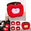 Cute Apple Seat Cushion With Soft Short Plush For Office And Home Comfort Enhancing