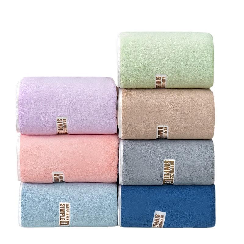 Towels Coral fleece bath towels, adult household bath towels Beach towels