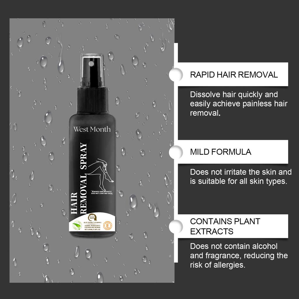 Refreshing West Month Body Cleanser Spray Gentle Moisturizing Formula For Soft Skin