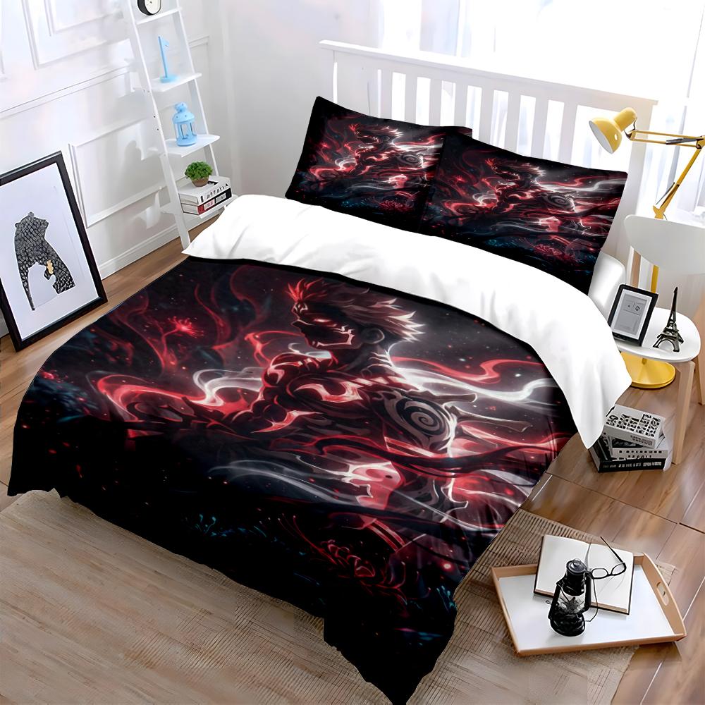 Fiery Warrior Bedding Set Bedding set (1 duvet cover, 2 pillowcases, duvet not included)
