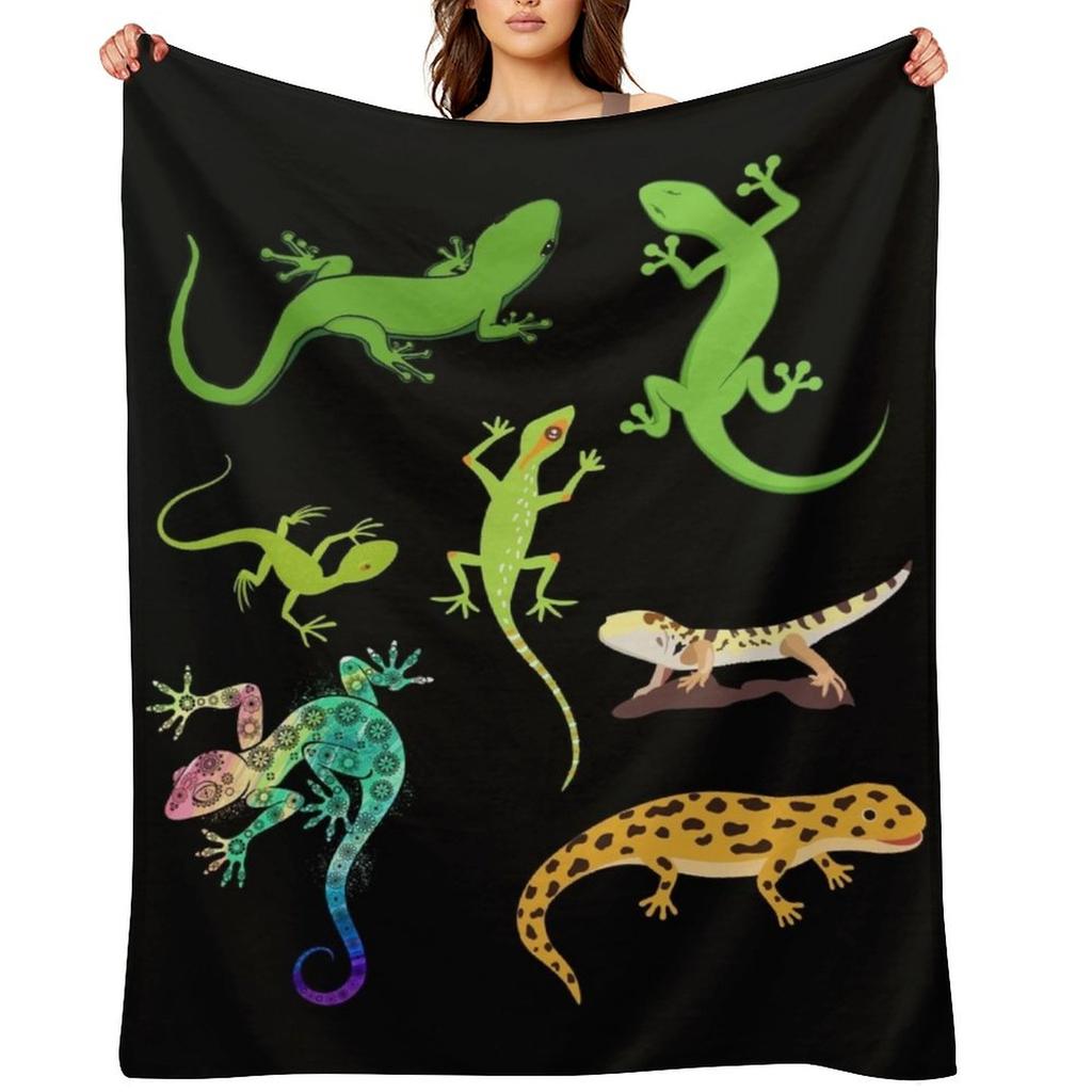 Gecko - Il miglior regalo per gli amanti dei gechi Coperta Plaid Coperte Per Letto Flanella Letto Divano Trapunta Coperte