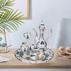 And Tea Pot Set, Metal Teapot , Carafe Decanter for Home Table Decor, Wedding Gift