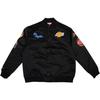 Jacket - MITCHELL & NESS - Heavyweight Satin - NBA Los Angeles Lakers - 100% Polyester - Slim Fit