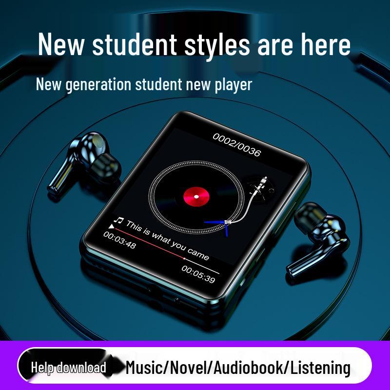 M1 E-commerce 2.4-inch Full Screen MP3 MP4 Player for Students - Music, E-books & Novels