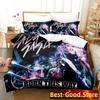 3D Lady Gaga Beding Set Printed Bed Linen Set With Pilowcase Bed Soft Duvet Cover Soft Single Double Quen Super King-Sized Dimensionsd Dimensions Boys