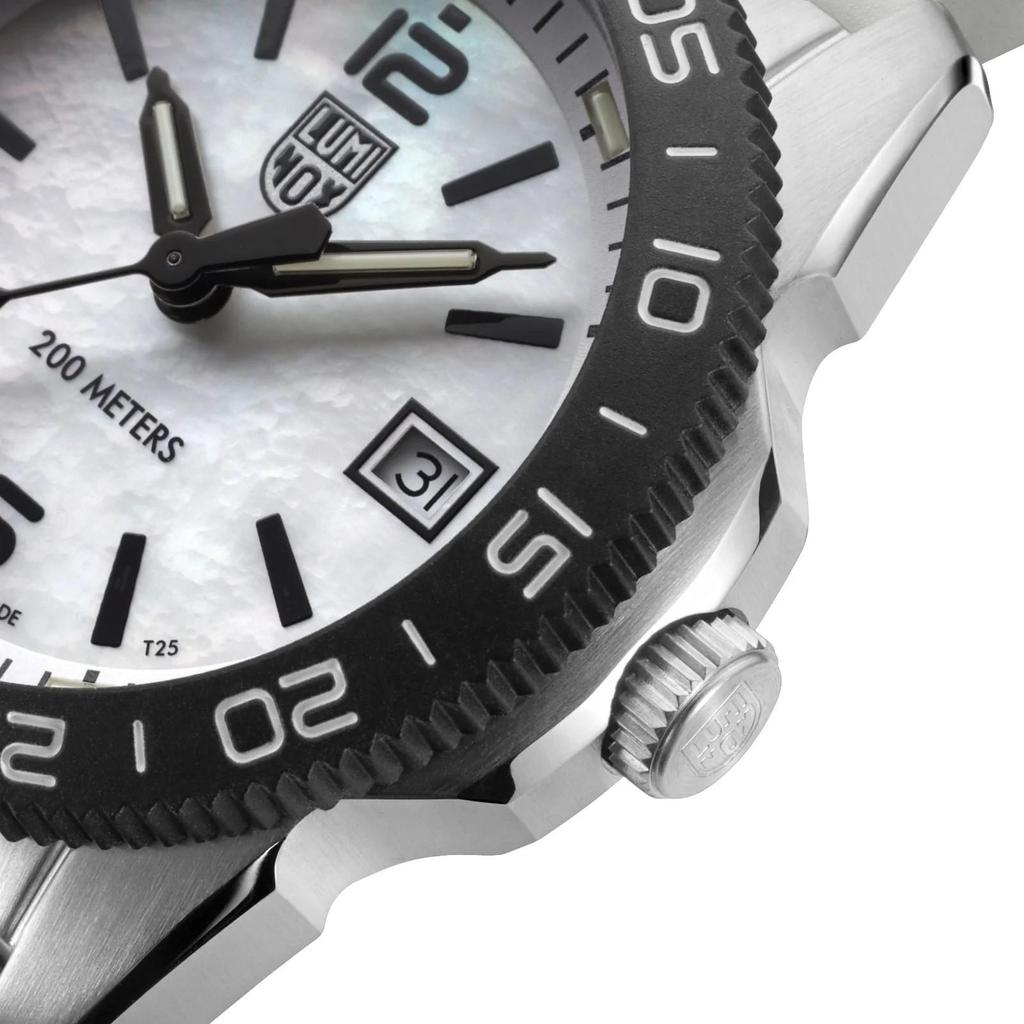 Luminox Pacific Diver Ripple Quartz 39mm Bílý gumový řemínek XS.3128M.SET