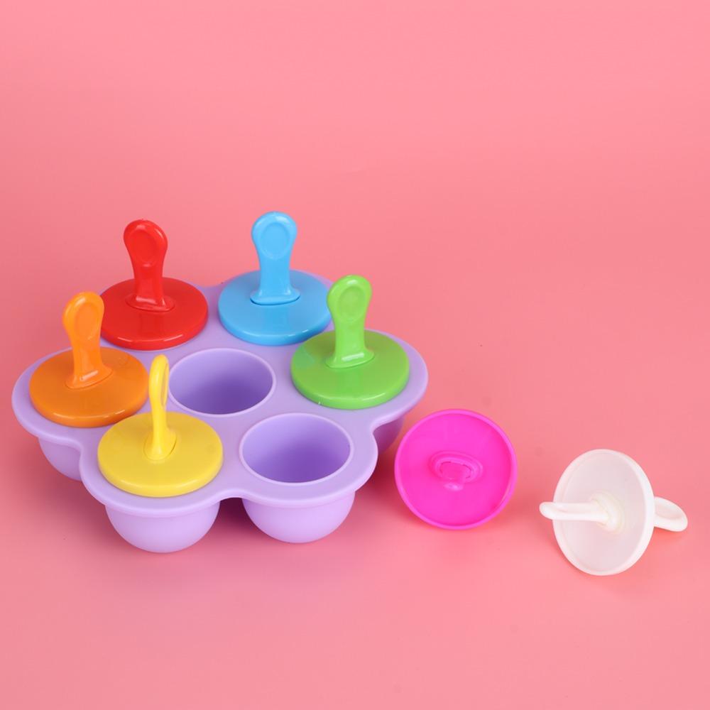 BPA Free Silicone Ice Cream Molds Reusable Silicone DIY Mold Ice Cream Making Mold  DIY Making