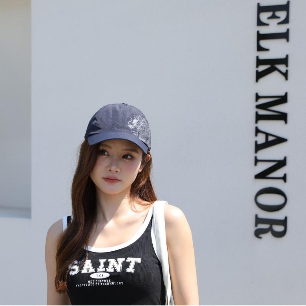 Chinese Style Dragon Print Quick-Dry Baseball Cap - Unisex Sun Protection Hat