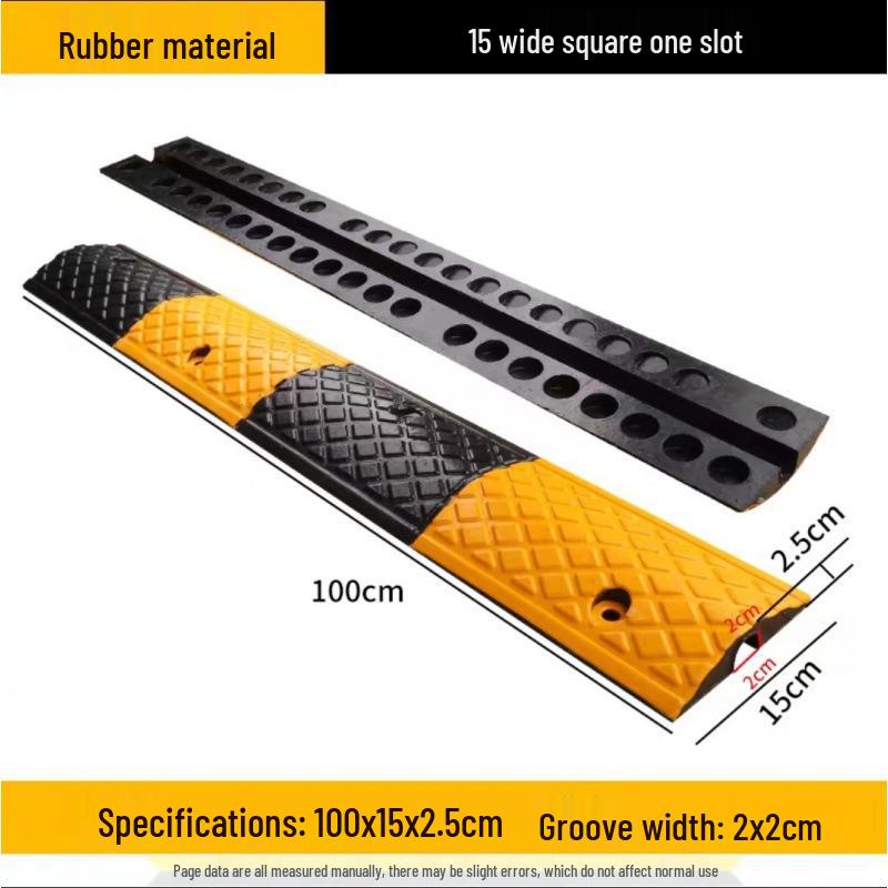 High Load Capacity Rubber Speed Bump for Car & Road Safety