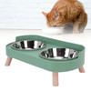 Multi Color Frame Cat Feeding Bowl Adjustable Height Dog Food Water Bowl  Cat Daily Eating