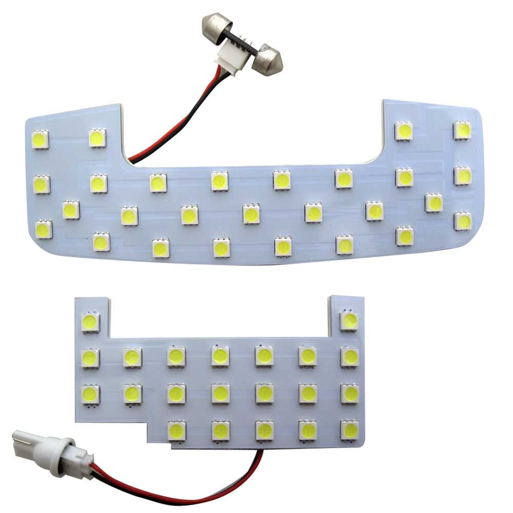 

Autoagency Wagon R Smile MX81S MX91S / LED Room Lamp Set, 2 Pieces, 48 SMDs, White/Compatible SMD48 shots белый