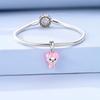 925 Silver Cartoon Doll Theme Series Pendants Bear Piggy Wizard Dwarf Charms Fit Original Bracelet Necklace Jewelry
