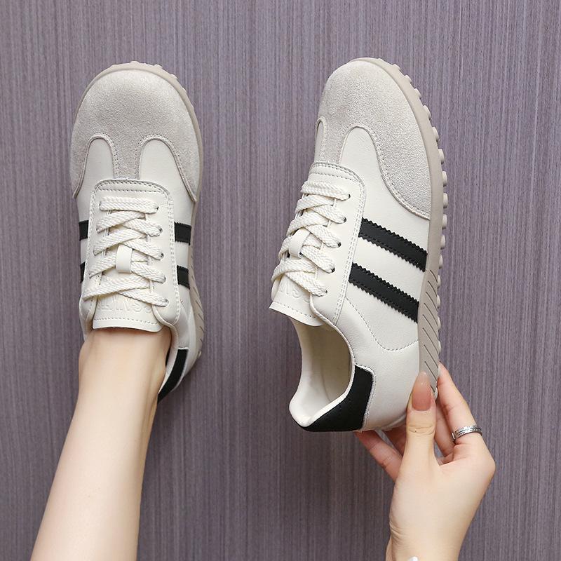 Dexun Shoes Women's 2025 New Summer Ocean Blue Soft Sole Comfortable Lace-up Versatile Niche Flat-bottomed Sports and Leisure Shoes