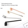 Black Candle Snuffer Stainless Steel Long Handle Putting Out Flame Safely Candle Extinguisher Wick Snuffer