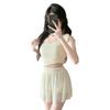 New swimsuit women's high-end one-piece swimsuit one-piece shoulder sexy meat-covering and thin swimsuit swimsuit