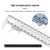 Double Scale Plastic Vernier Caliper - Student Mini Measurement Ruler